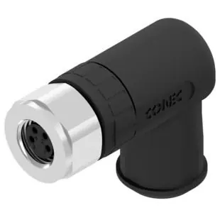 Kupplung, M8, 4-polig, Schraubanschluss, Schraubverriegelung, abgewinkelt, 42-00028 Jetzt Kaufen