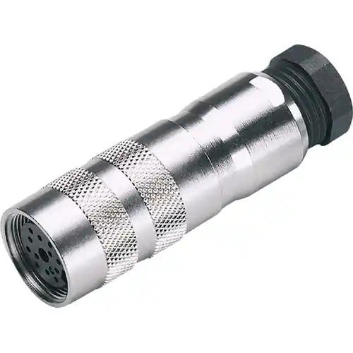 Kupplung, M18, 12-polig, Lötanschluss, gerade, E60174 Sonderaktion