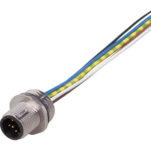 Schneller Versand Einbaustecker, M12, 5-polig, gerade, E70190