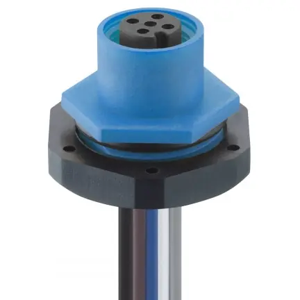 Kostenloser Versand Einbaubuchse, M12, 4-polig, gerade, 1220 04 T20CW104 0,5M