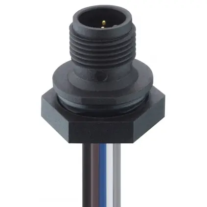 Einbaustecker, M12, 5-polig, gerade, 1230 05 T16CW100 0,5M Saisonangebot