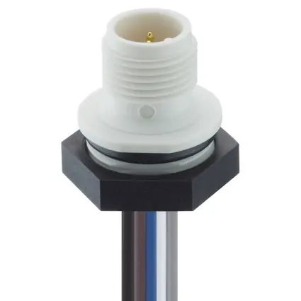 Einbaustecker, M12, 5-polig, gerade, 1230 05 T16CW101 0,5M Angebot