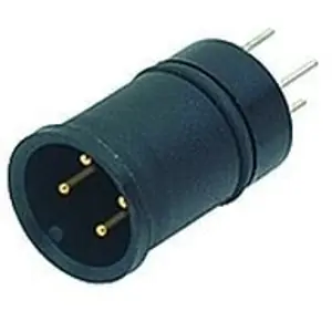 Must-Have Einbaustecker, M12, 4-polig, THT, Schraubverriegelung, gerade, 09 0431 474 04