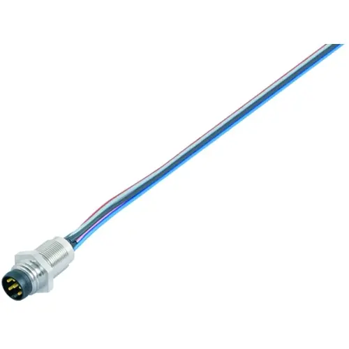 Einbaustecker, M8, 4-polig, Litzenanschluss, Schraubverriegelung, gerade, 09 3391 00 04 Direkt Vom Hersteller