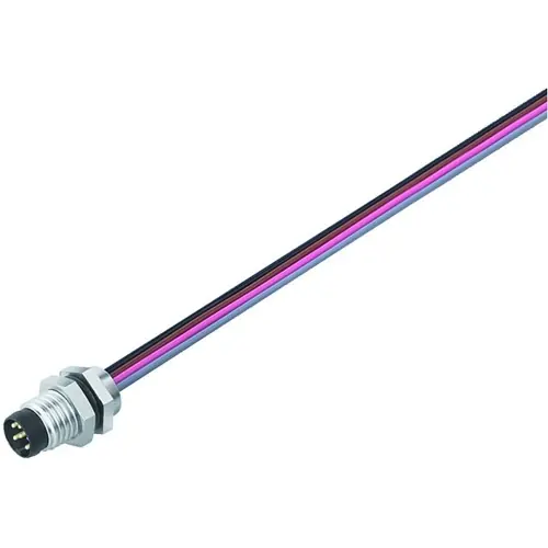 Einbaustecker, M8, 3-polig, Litzenanschluss, Schraubverriegelung, gerade, 09 3403 86 03 Aktuell