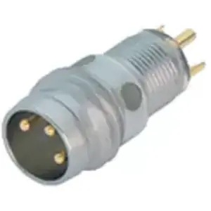 Markenprodukt Einbaustecker, M8, 4-polig, Lötanschluss, Snap-in/Schraubverriegelung, gerade, 09 3415 00 04