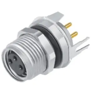 Ausverkauf Einbaubuchse, M8, 3-polig, THT, Schraubverriegelung, gerade, 09 3418 81 03