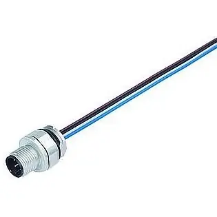 Einbaustecker, M12, 4-polig, Litzenanschluss, Schraubverriegelung, gerade, 09 3431 722 04 Online Kaufen