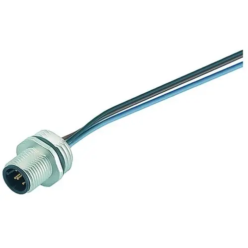 Kostenloser Versand Einbaustecker, M12, 5-polig, Litzenanschluss, Schraubverriegelung, gerade, 09 3441 00 05