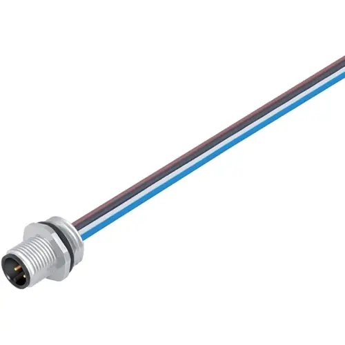 Sichere Zahlung Einbaustecker, M12, 5-polig, Litzenanschluss, Schraubverriegelung, gerade, 09 3441 433 05