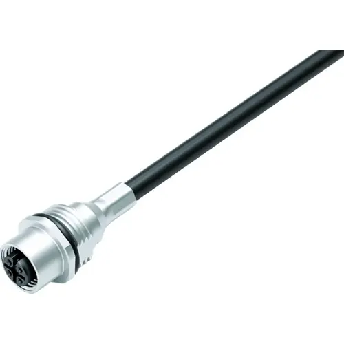 Neue Ware Einbaubuchse, M12, 5-polig, Kabelanschluss, Schraubverriegelung, gerade, 70 3442 785 05