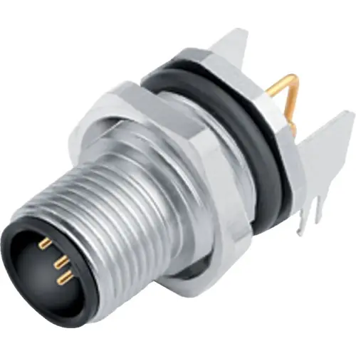 Einbaustecker, M12, 4-polig, THT, Schraubverriegelung, abgewinkelt, 86 0531 1121 00004 Ausverkauf