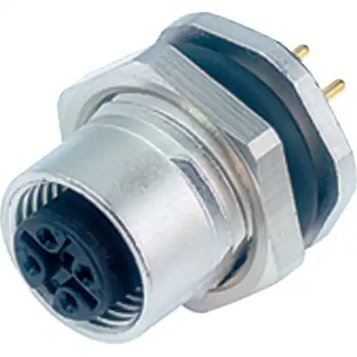 Einbaubuchse, M12, 4-polig, THT, Schraubverriegelung, gerade, 86 0532 1000 00004 Neue Kollektion