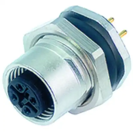 Saisonangebot Einbaubuchse, M12, 5-polig, THT, Schraubverriegelung, gerade, 86 0532 1000 00005