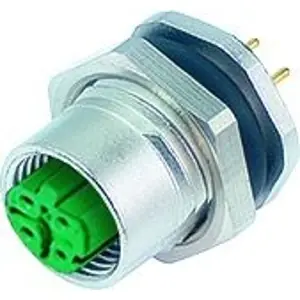 Saisonangebot Einbaubuchse, M12, 4-polig, THT, Schraubverriegelung, gerade, 86 0536 1000 00404
