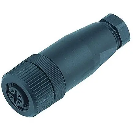 Kupplung, M12, 4-polig, Schraubanschluss, Schraubverriegelung, gerade, 99 0430 10 04 Mega-Angebot