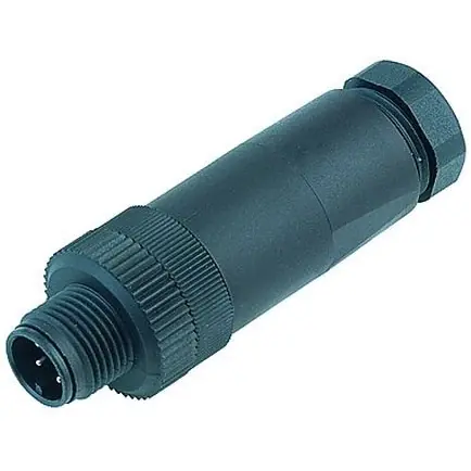 Kostenloser Versand Stecker, M12, 5-polig, Schraubanschluss, Schraubverriegelung, gerade, 99 0437 43 05