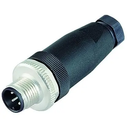 Stecker, M12, 8-polig, Schraubanschluss, Schraubverriegelung, gerade, 99 0487 12 08 Rabatt
