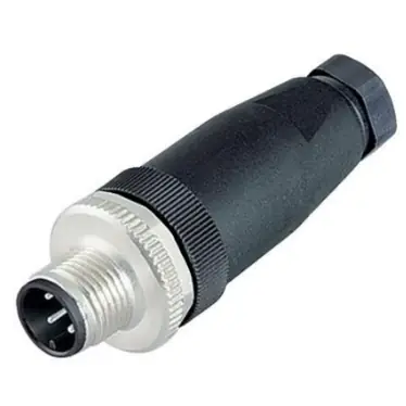 Stecker, M12, 4-polig, Klemmanschluss, Schraubverriegelung, gerade, 99 0525 14 04 Sale