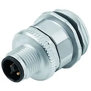 Einbaustecker, M12, 4-polig, Schraubanschluss, Schraubverriegelung, gerade, 99 0633 500 04 Nur Heute