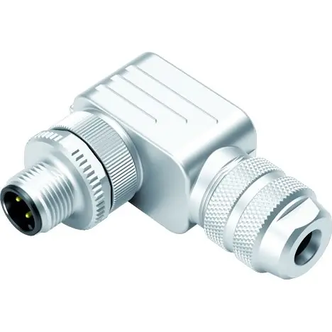 Sonderangebot Stecker, M12, 4-polig, Schraubanschluss, Schraubverriegelung, abgewinkelt, 99 1429 822 04