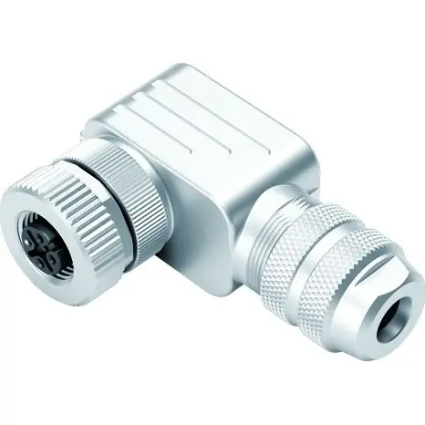 Schneller Versand Kupplung, M12, 5-polig, Schraubanschluss, Schraubverriegelung, abgewinkelt, 99 1436 822 05