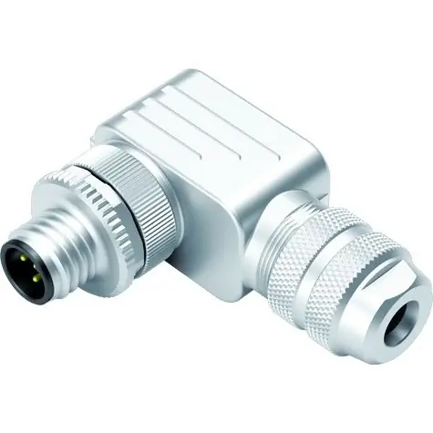 Stecker, M12, 5-polig, Schraubanschluss, Schraubverriegelung, abgewinkelt, 99 1437 822 05 Geprüft