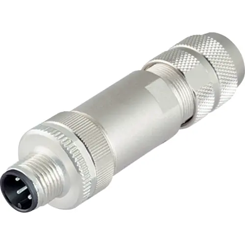 Stecker, M12, 8-polig, Schraubanschluss, Schraubverriegelung, gerade, 99 1489 812 08 Markenware