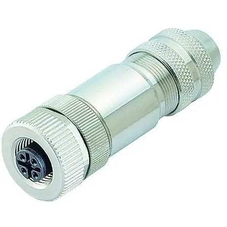 Kupplung, M12, 12-polig, Lötanschluss, Schraubverriegelung, gerade, 99 1492 812 12 Kostenloser Versand