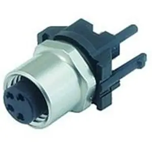 Letzte Chance Einbaubuchse, M8, 4-polig, THR, Schraubverriegelung, gerade, 99 3390 281 04