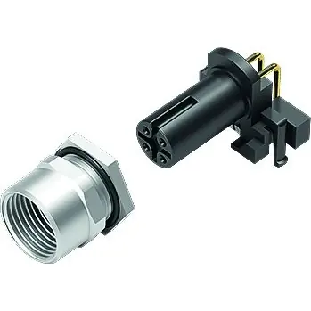 Sale Einbaustecker, M12, 4-polig, THR, Schraubverriegelung, abgewinkelt, 99 3432 202 04