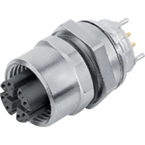 Direktkauf Einbaubuchse, M12, 8-polig, THT, Schraubverriegelung, gerade, 99 3782 200 08