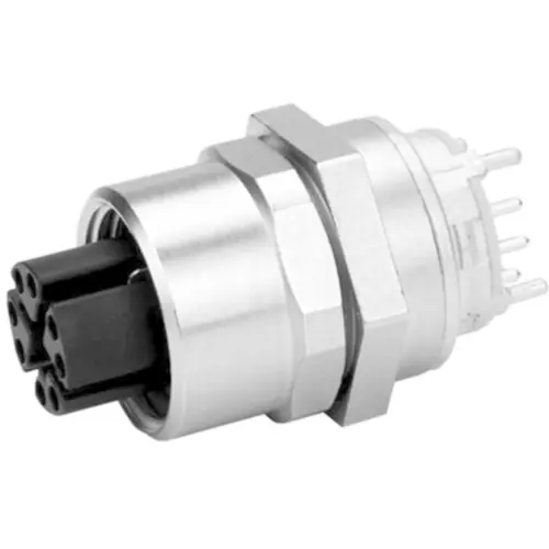 Bestpreis Einbaubuchse, M12, 8-polig, Lötanschluss, gerade, 100007548