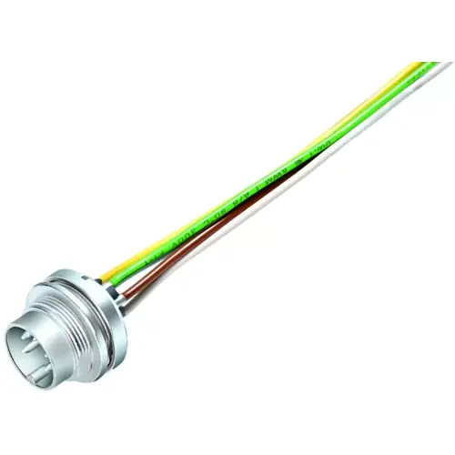 Wochenendangebot Einbaustecker, M16, 6-polig, Litzenanschluss, Schraubverriegelung, gerade, 09 0323 702 06