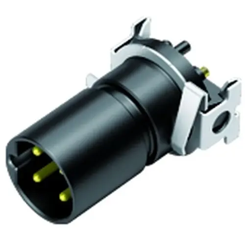 Einbaustecker, M12, 4-polig, SMD, Schraubverriegelung, gerade, 09 0443 601 04 Top-Seller
