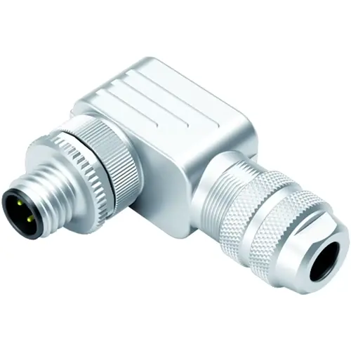 Highlight Stecker, M12, 4-polig, Schraubanschluss, Schraubverriegelung, abgewinkelt, 99 1429 820 04
