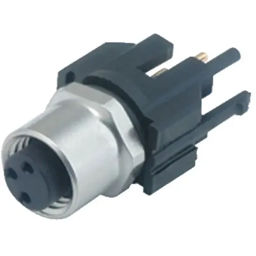 Einbaubuchse, M8, 3-polig, Lötstifte, Schraubverriegelung, gerade, 99 3412 280 03 Letzte Chance