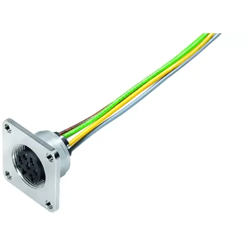 Einbaubuchse, M16, 5-polig, Litzenanschluss, Schraubverriegelung, gerade, 09 0116 320 05 Mega-Angebot