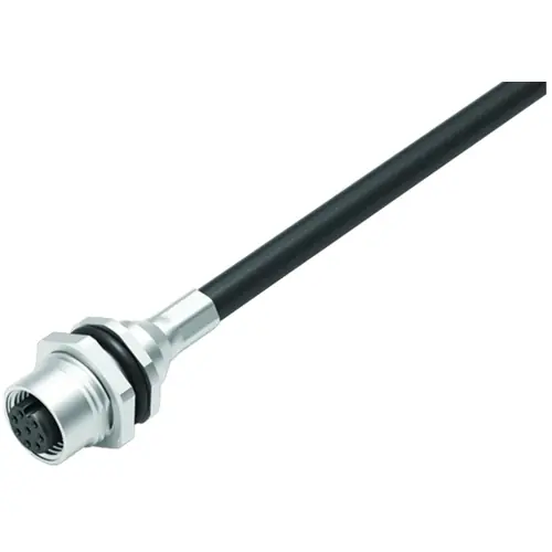 Top-Seller Einbaubuchse, M12, 8-polig, Kabelanschluss, Schraubverriegelung, gerade, 70 3482 287 08