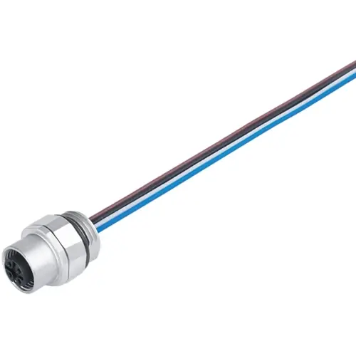 Einbaubuchse, M12, 5-polig, Litzenanschluss, Schraubverriegelung, gerade, 76 0832 0011 00005-0200 Top-Angebot