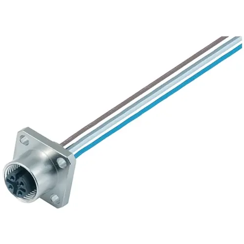 Einbaubuchse, M12, 12-polig, Litzenanschluss, Schraubverriegelung, gerade, 76 0932 0111 00012-0200 Jetzt Kaufen