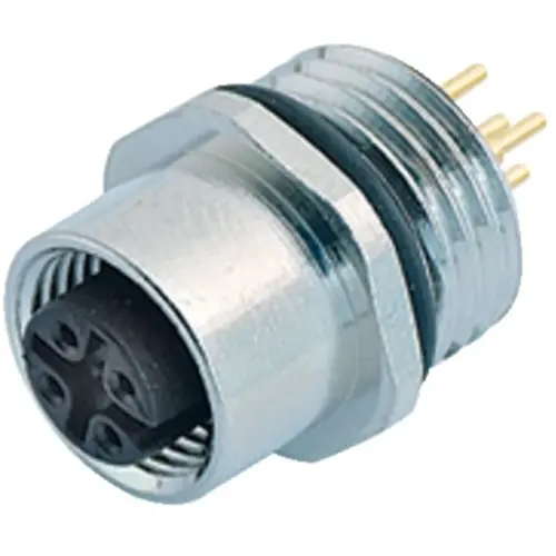 Einbaubuchse, M12, 5-polig, THT, Schraubverriegelung, gerade, 86 0232 0000 00005 Neue Kollektion