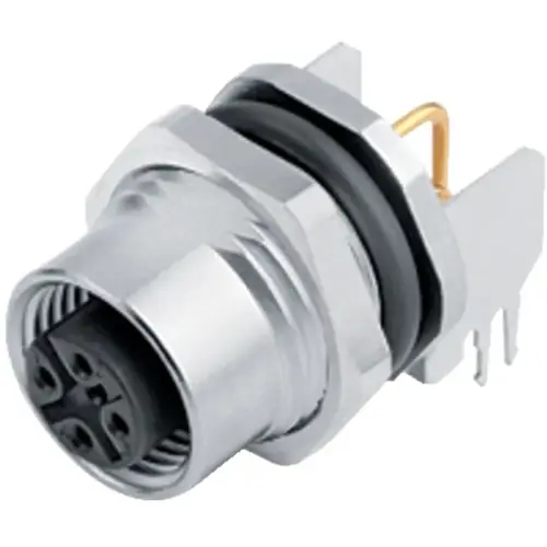 Einbaubuchse, M12, 4-polig, THT, Schraubverriegelung, gerade, 86 0532 1121 00004 Expressversand