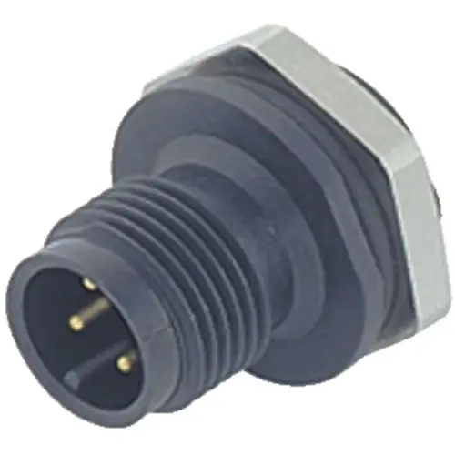 Neu Im Sortiment Einbaustecker, M12, 4-polig, Lötanschluss, Schraubverriegelung, gerade, 86 4231 1002 00004