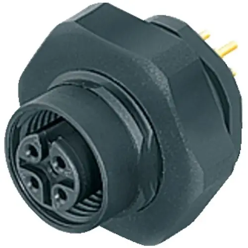 Einbaubuchse, M12, 8-polig, THT, Schraubverriegelung, gerade, 86 4832 3000 00008 Kracherpreis