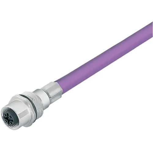 Sichere Zahlung Einbaubuchse, M12, 2-polig, Kabelanschluss, Schraubverriegelung, gerade, 70 4434 246 04