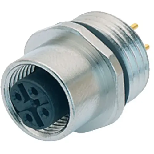 Einbaubuchse, M12, 5-polig, THT, Schraubverriegelung, gerade, 86 0134 0000 00005 Schnäppchen