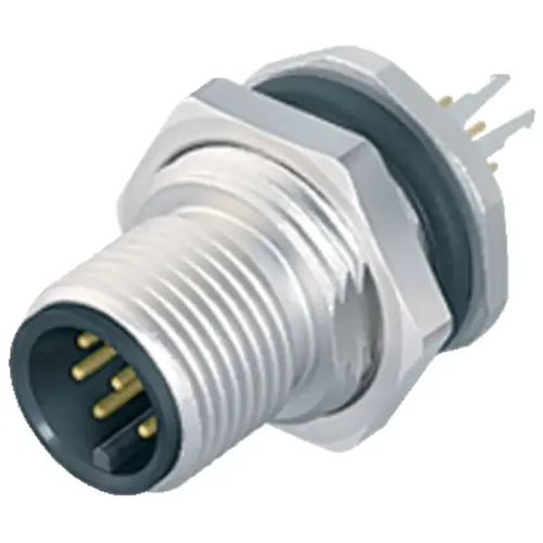 Aktuell Einbaustecker, M12, 5-polig, THT, Schraubverriegelung, gerade, 86 0533 1120 00005