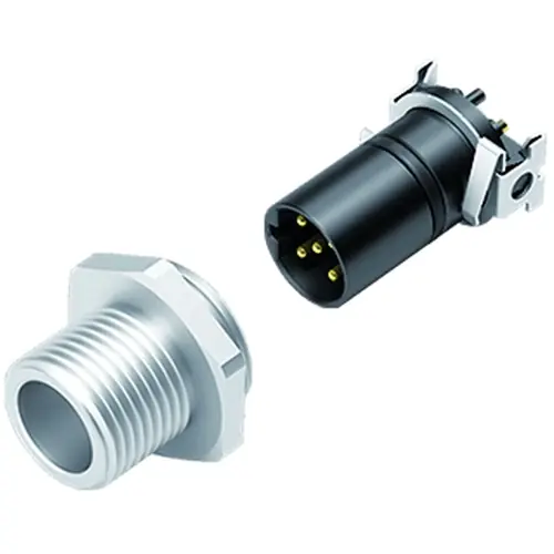 Einbaustecker, M12, 4-polig, SMD, Schraubverriegelung, gerade, 99 4431 401 04 Beliebt