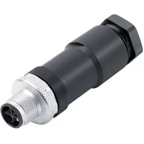 Finale Aktion Stecker, M12, 2-polig + PE, Schraubanschluss, Schraubverriegelung, gerade, 99 0685 19 03